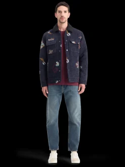 Hot SWIRL POETRY JACQUARD TRUCKER Jackets & Coats