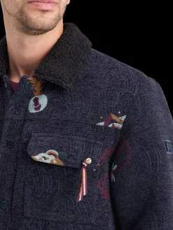 Hot SWIRL POETRY JACQUARD TRUCKER Jackets & Coats