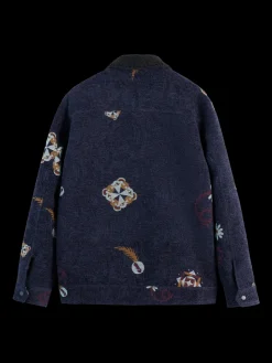 Hot SWIRL POETRY JACQUARD TRUCKER Jackets & Coats