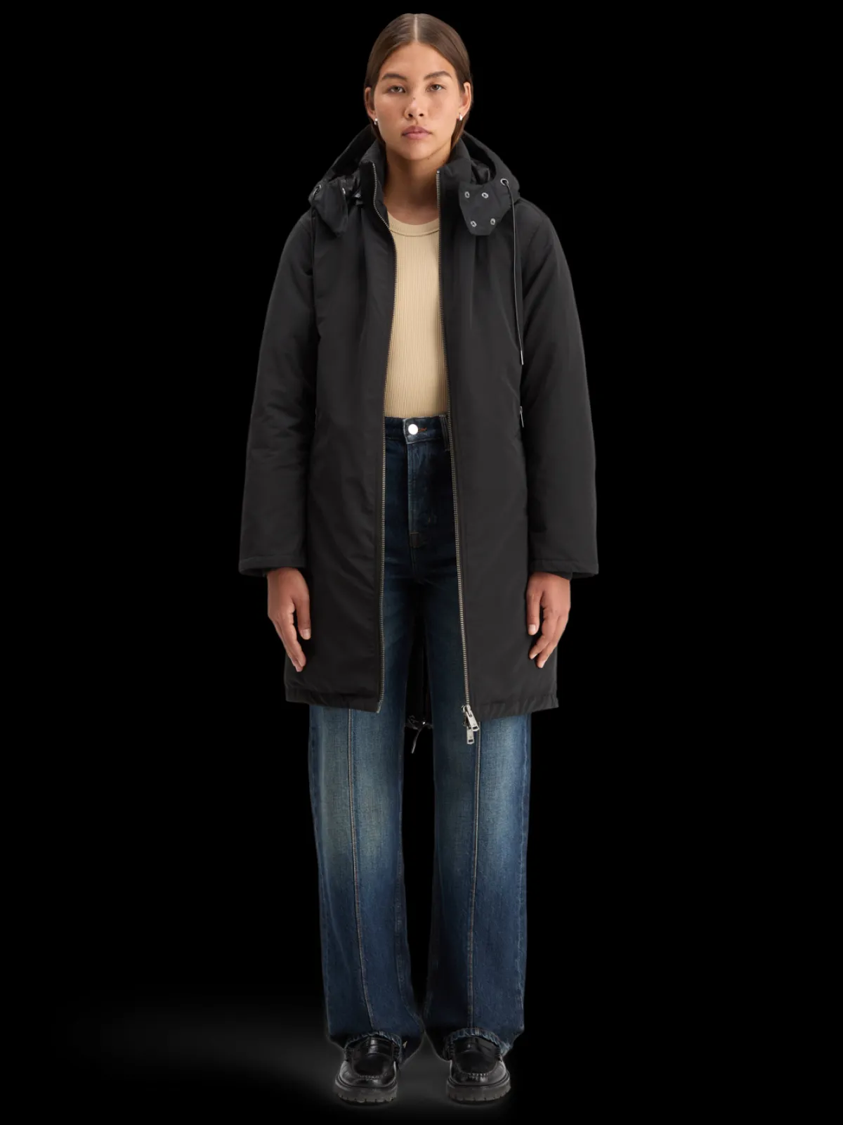Fashion TECHNICAL PARKA Women Jackets & Coats