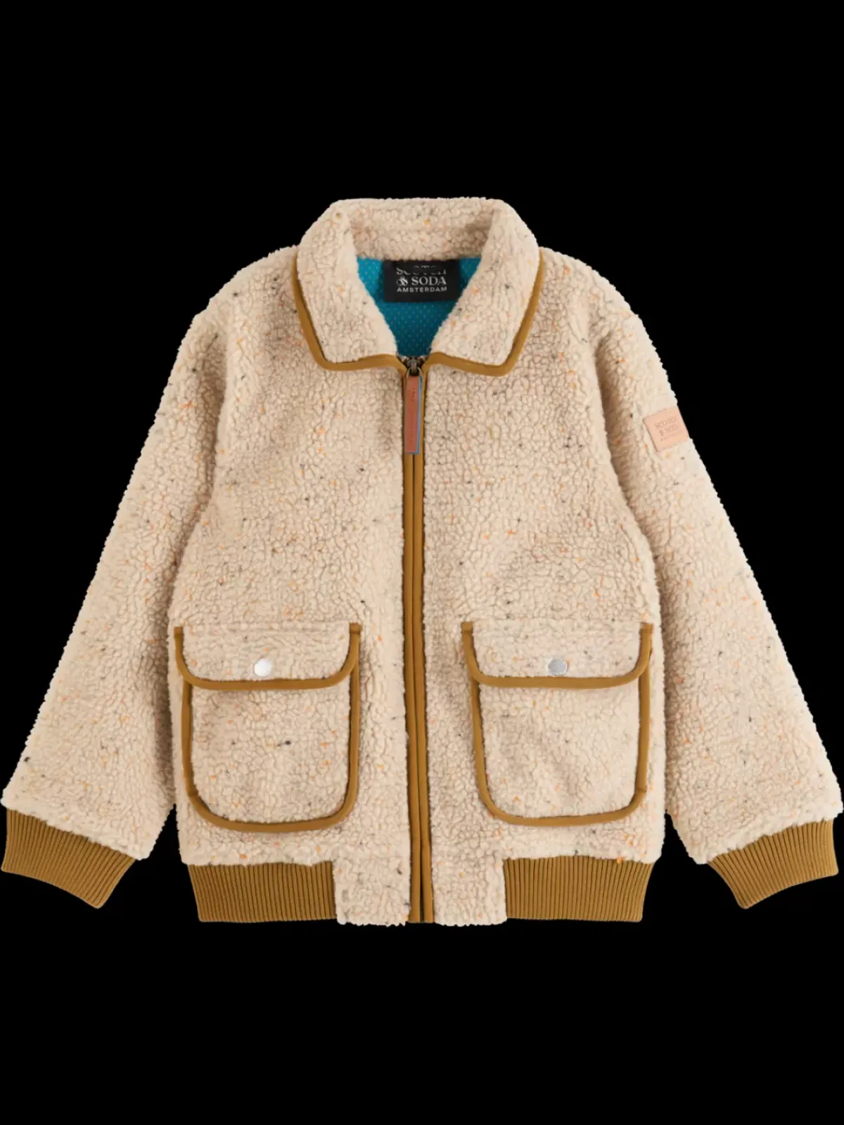 Clearance TEDDY JACKET WITH COLOURFUL NEPS Kids/BOY Jackets & Coats