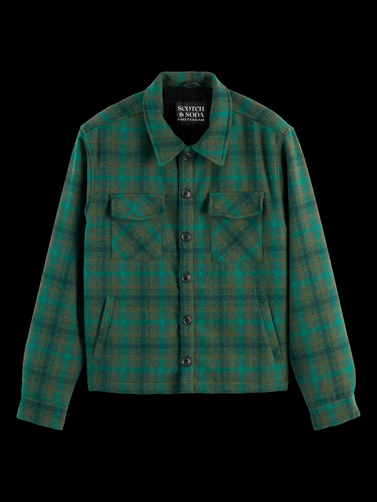 Hot TEDDY LINED CHECKED OVERSHIRT Jackets & Coats