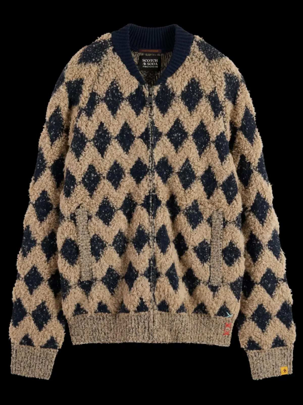 Hot TEXTURED JACQUARD BOMBER Knitwear