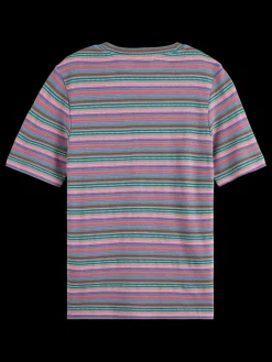 Outlet TEXTURED STRIPE SLIM FIT T-SHIRT Women Tops & T-shirts