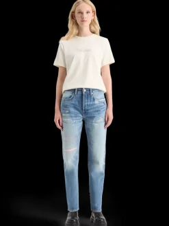 Hot THE BUZZ SLIM BOYFRIEND JEANS Women Jeans