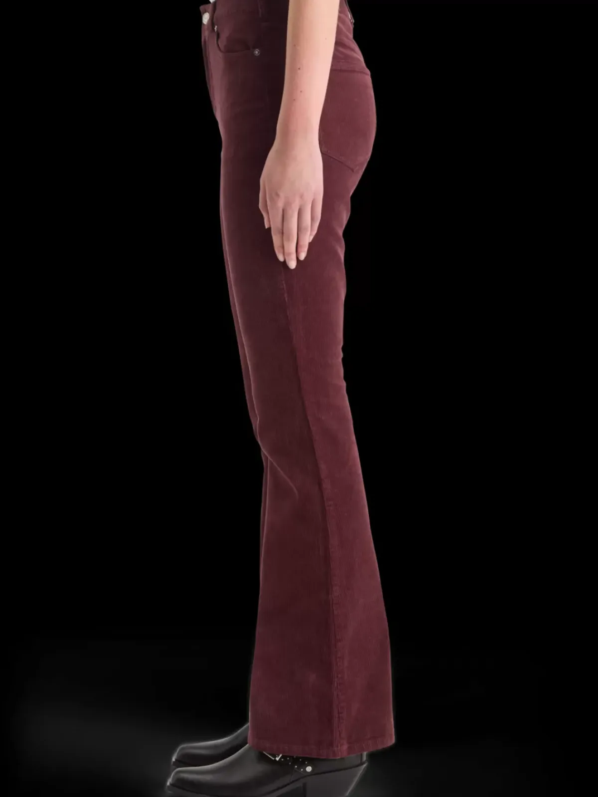 Fashion THE CHARM CLASSIC FLARED JEANS IN COLOURED STRETCH CORDUROY Women Jeans