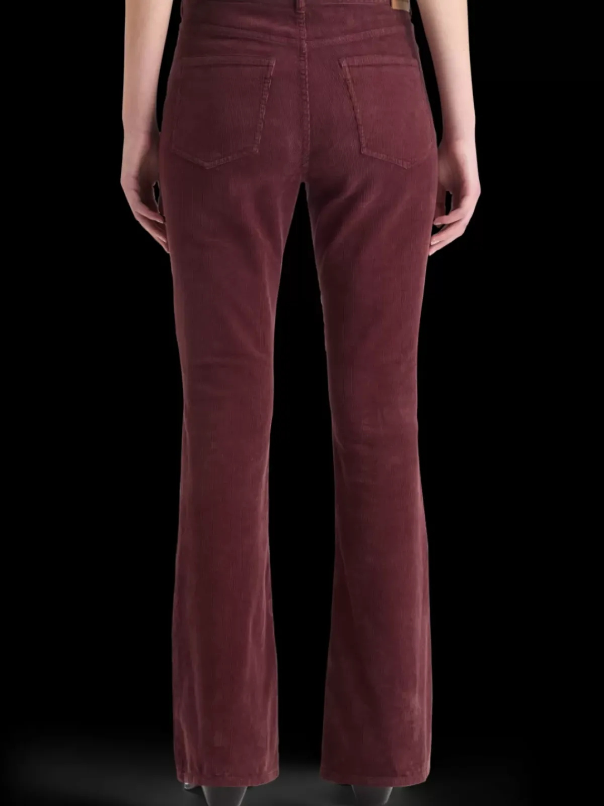 Fashion THE CHARM CLASSIC FLARED JEANS IN COLOURED STRETCH CORDUROY Women Jeans