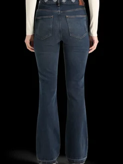 New THE CHARM FLARED JEANS WITH EMBROIDERY DETAILS - ROAD  TRIP Women Jeans