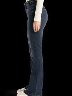 New THE CHARM FLARED JEANS WITH EMBROIDERY DETAILS - ROAD TRIP Women Jeans