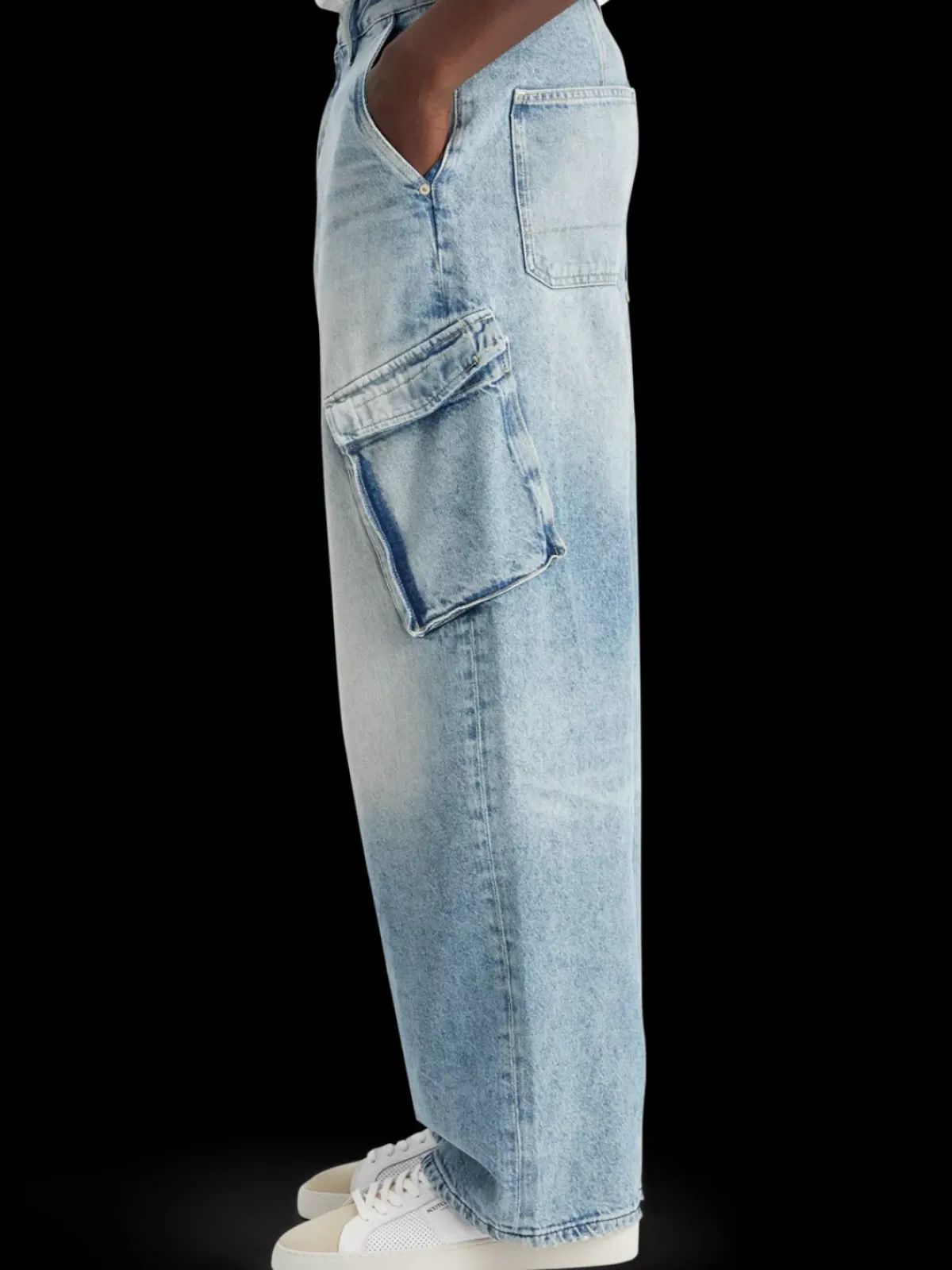 Clearance The daze wide leg cargo jeans - rolling road Jeans