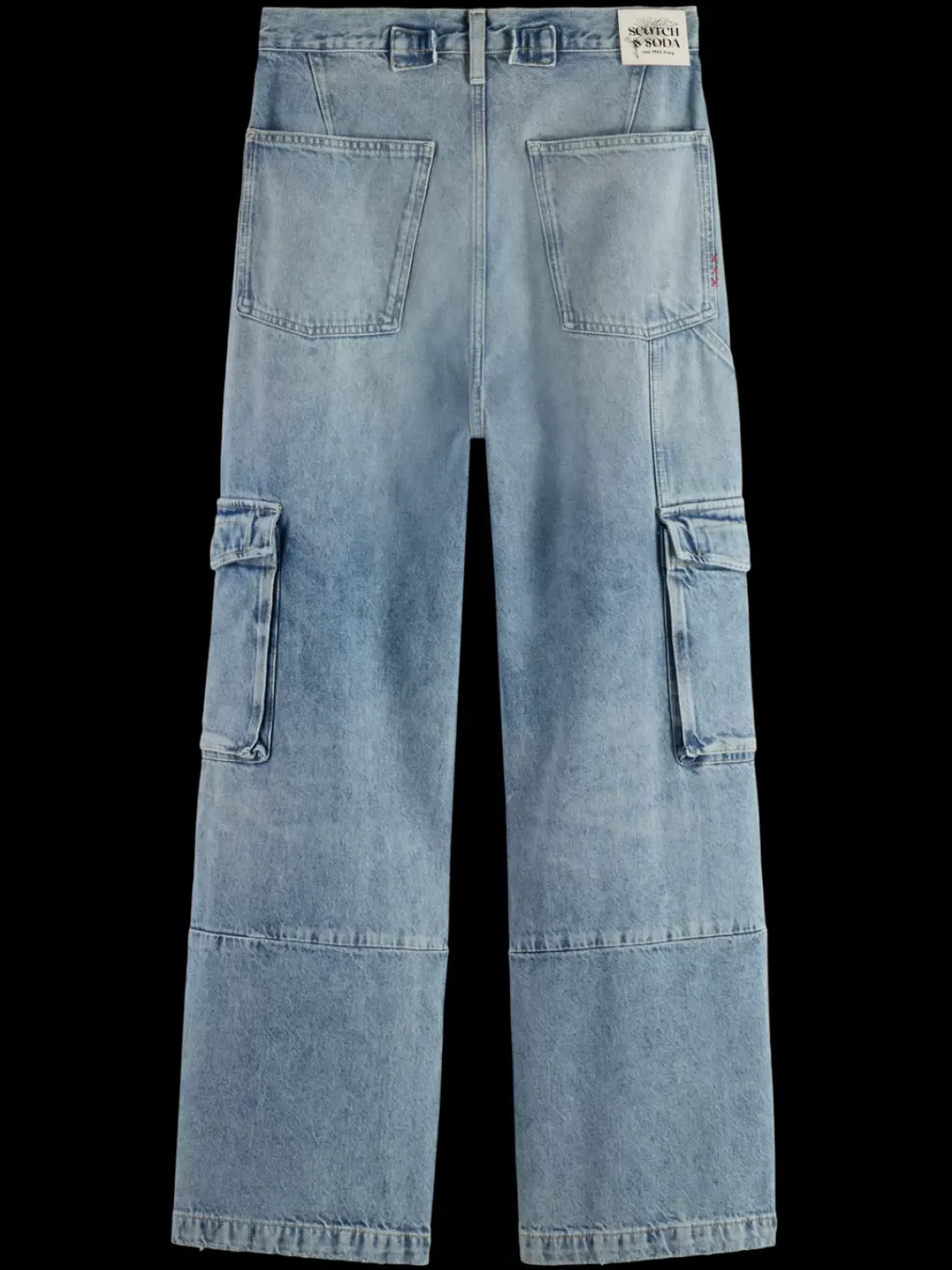 New The deep low rise loose cargo jeans -rolling road Women Jeans