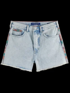 Clearance THE RAY 5 POCKET LOW RISE DENIM SHORT - SEA STAR Women Skirts & Shorts