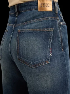 Clearance THE RIPPLE AUTHENTIC STRAIGHT JEANS  LUX BLUE Women Jeans