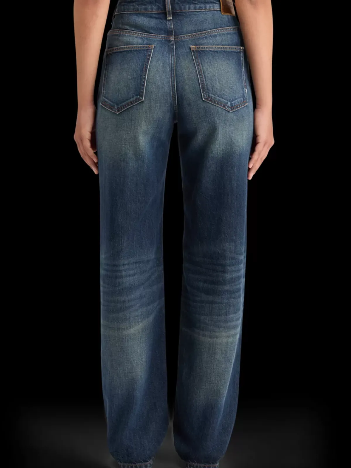 Clearance THE RIPPLE AUTHENTIC STRAIGHT JEANS LUX BLUE Women Jeans