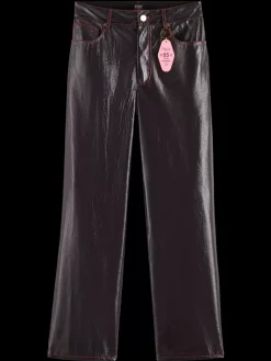 Sale THE SKY FAUX LEATHER VINYL PANT Women Pants
