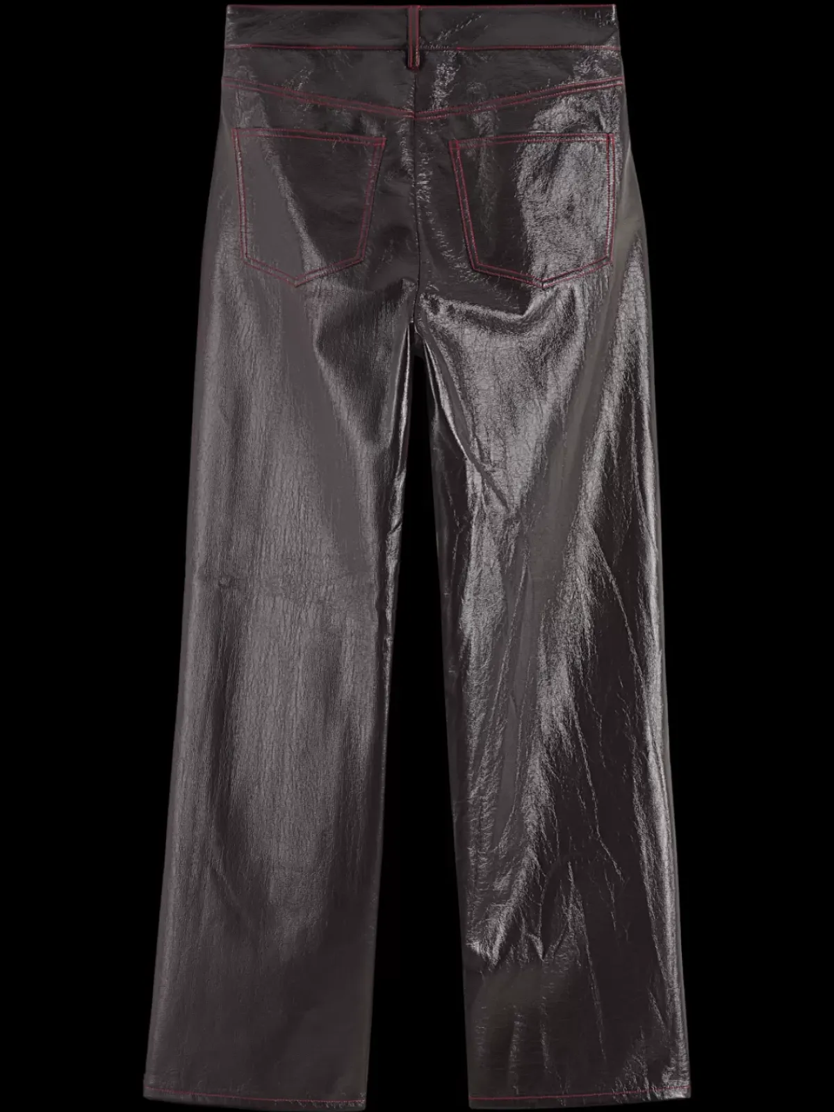 Sale THE SKY FAUX LEATHER VINYL PANT Women Pants