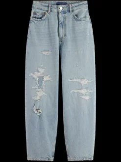 New The tide balloon fit jeans - story repair Women Jeans