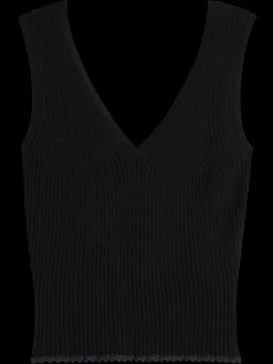 Online TIE BACK KNITTED TANK Women Tops & T-shirts