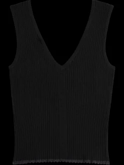 Online TIE BACK KNITTED TANK Women Tops & T-shirts