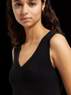 Online TIE BACK KNITTED TANK Women Tops & T-shirts
