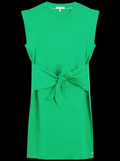 Sale TIE WAIST MINI JERSEY DRESS Women Dresses & Jumpsuits