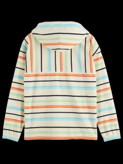 New Towelling striped hoodie Sweatshirts & Hoodies
