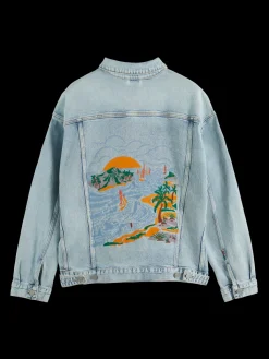 Online Trucker jacket with artwork Jackets & Coats