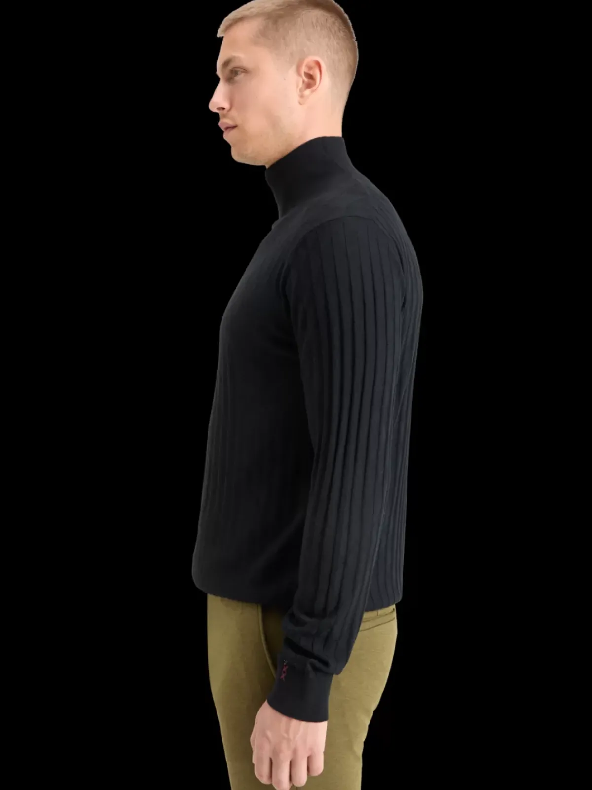 Hot TURTLE NECK REGULAR FIT RELIEF STITCH SWEATER Knitwear