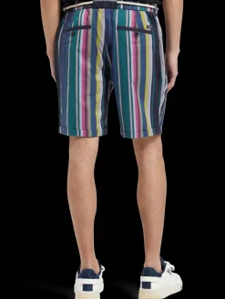 New Twilt - blanket-striped cotton-twill short Shorts
