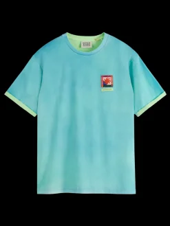Outlet Two colour sprayed t-shirt T-shirts & Polo Shirts