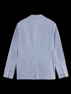 Online Unconstructed striped seersucker blazer Blazers & Waistcoats|Jackets & Coats