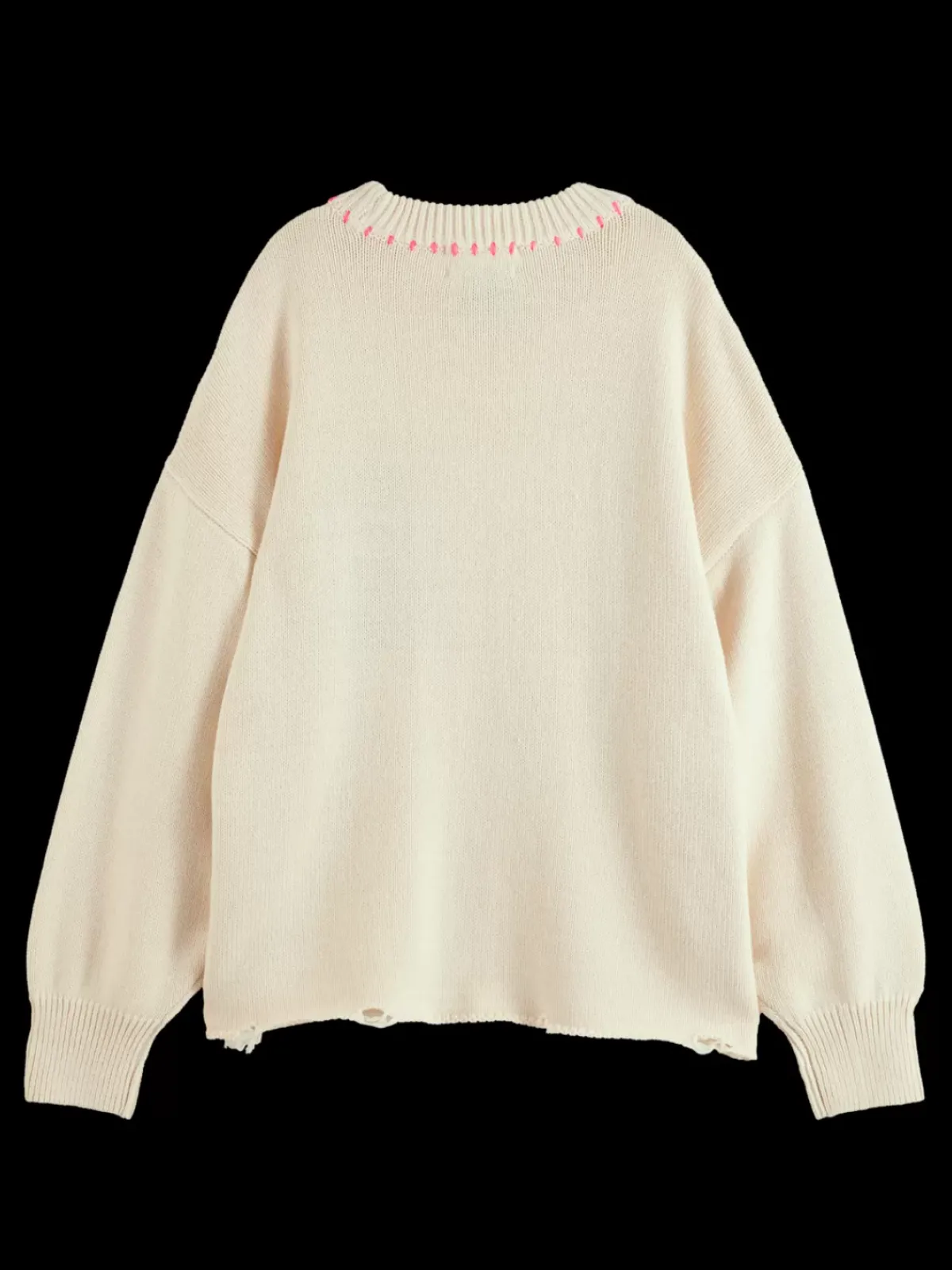 Hot Varsity oversized pullover Women Knitwear