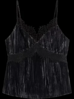 Hot VELVET TANK TOP Women Tops & T-shirts