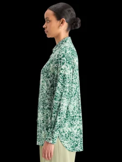 Fashion VISCOSE PRINTED RELAXED FIT SHIRT Women Blouses & Shirts