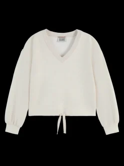 Online V-neck modal sweatshirt Women Sweatshirts & Hoodies