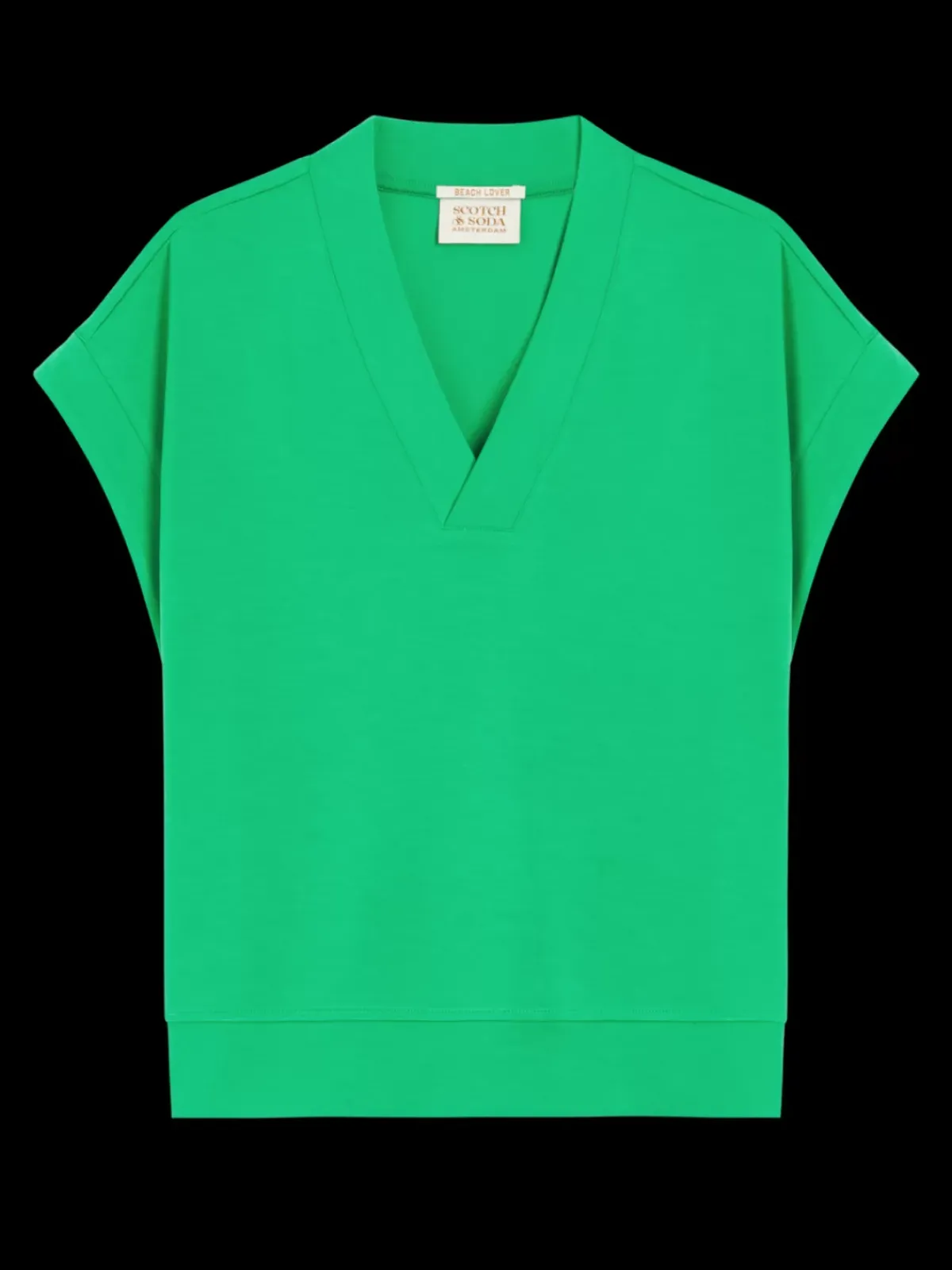 Clearance V-NECK SLEEVELESS MODAL SWEATSHIRT Women Tops & T-shirts|Sweatshirts & Hoodies