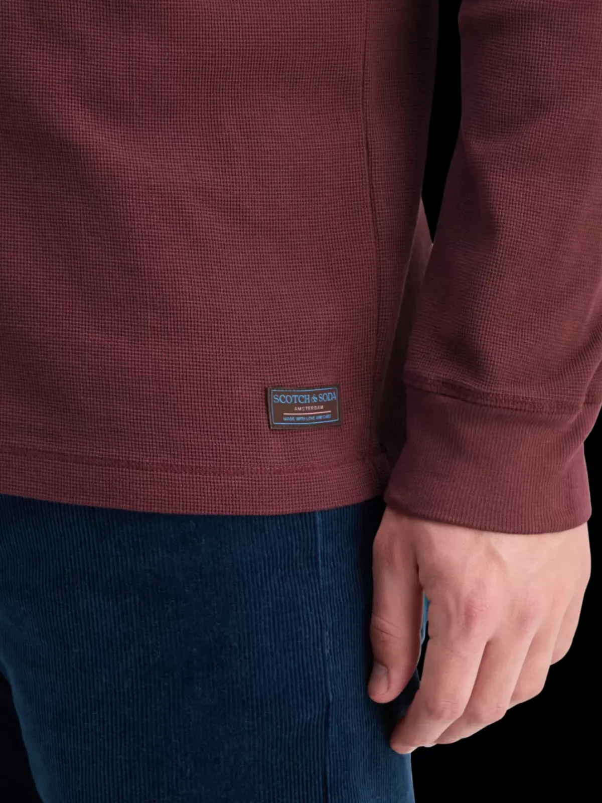 Discount WAFFLE T-SHIRT LS T-shirts & Polo Shirts