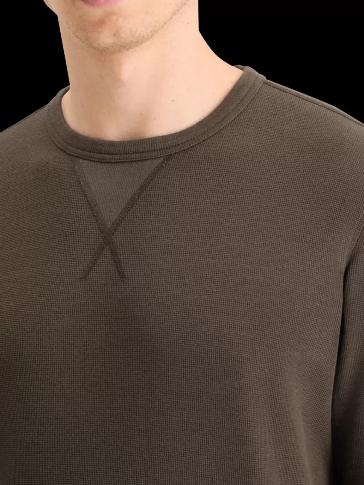 Discount WAFFLE T-SHIRT LS T-shirts & Polo Shirts
