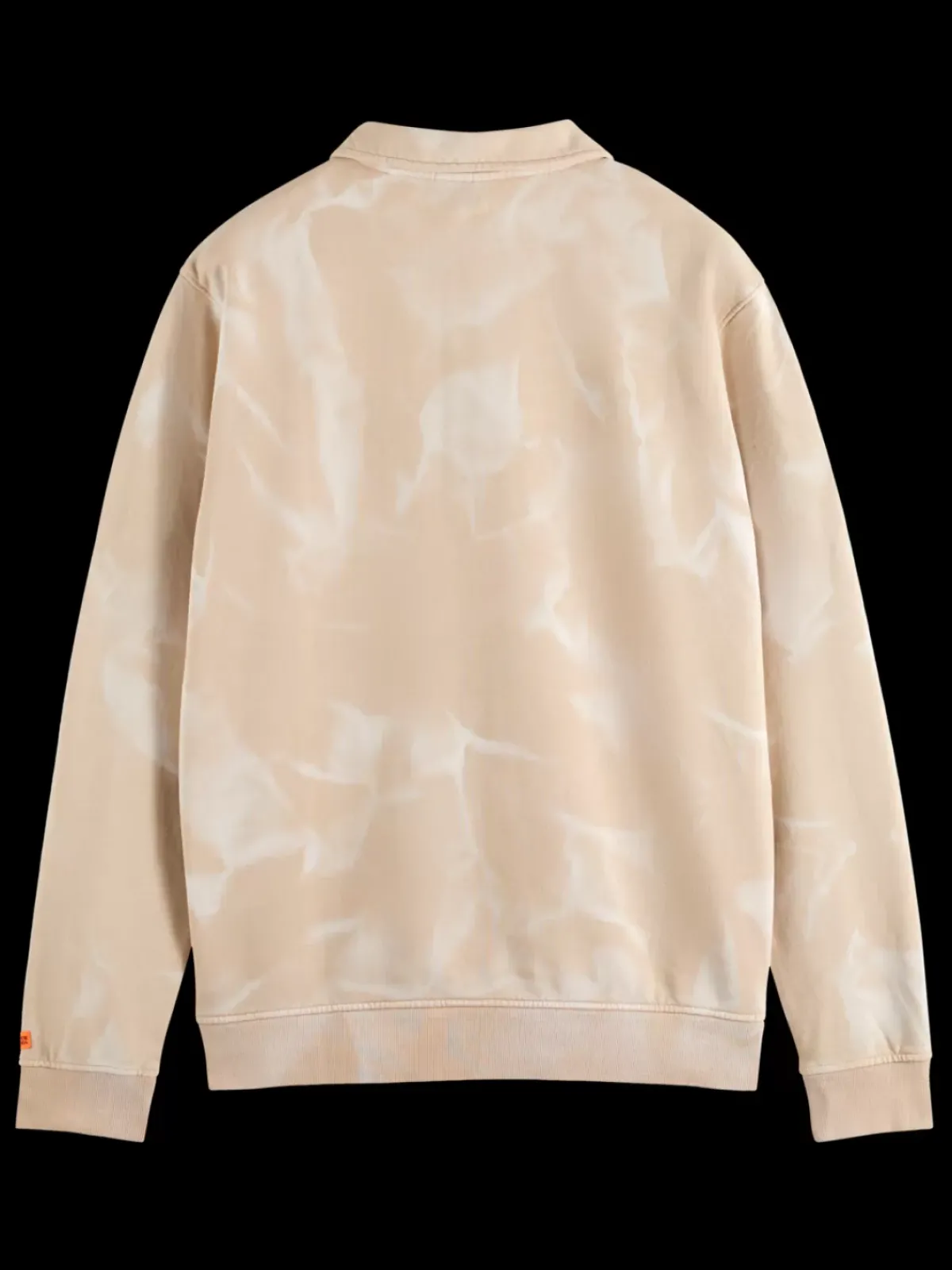 Outlet Washed polo collar sweatshirt Sweatshirts & Hoodies