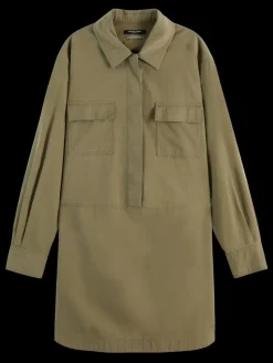 Discount WASHED SHIRT DRESS Women Dresses & Jumpsuits