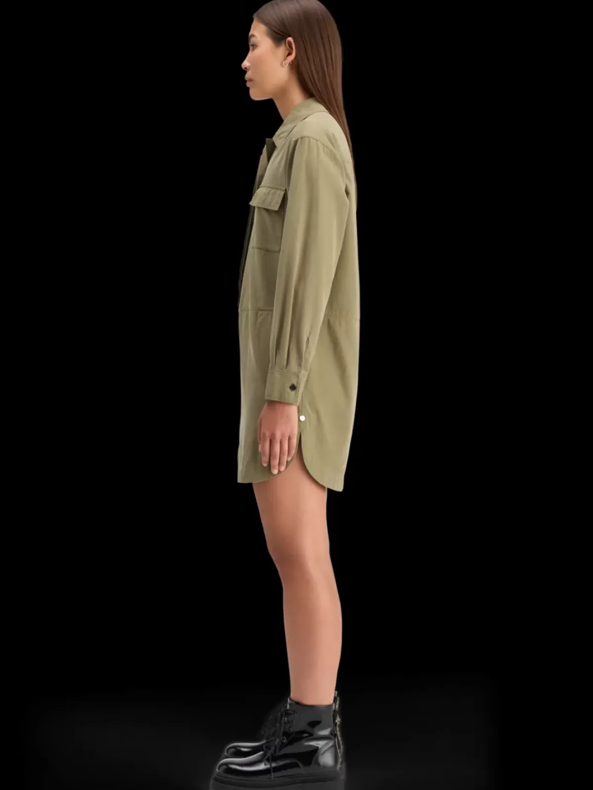 Discount WASHED SHIRT DRESS Women Dresses & Jumpsuits