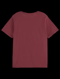 Clearance WASHED WITH CHEST ARTWORK RELAXED FIT T-SHIRT Women Tops & T-shirts