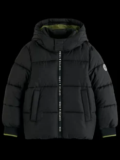Discount WATER REPELLENT HOODED PUFFER JACKET Kids/BOY Jackets & Coats
