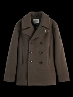 Clearance WOOL BLEND PEACOAT Jackets & Coats