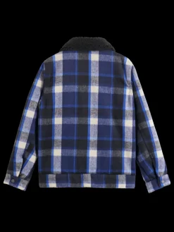 New WOOL BLEND TRUCKER Kids/BOY Jackets & Coats