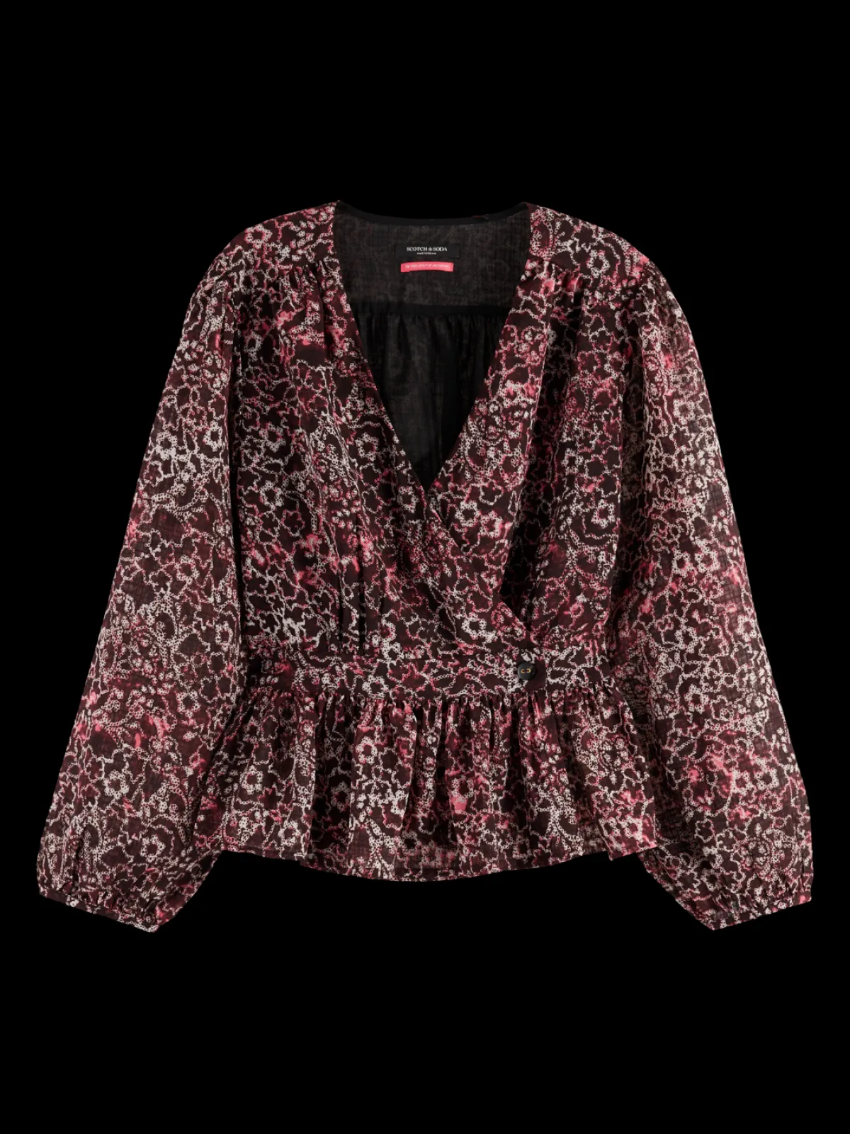 Best WRAP TOP Women Blouses & Shirts