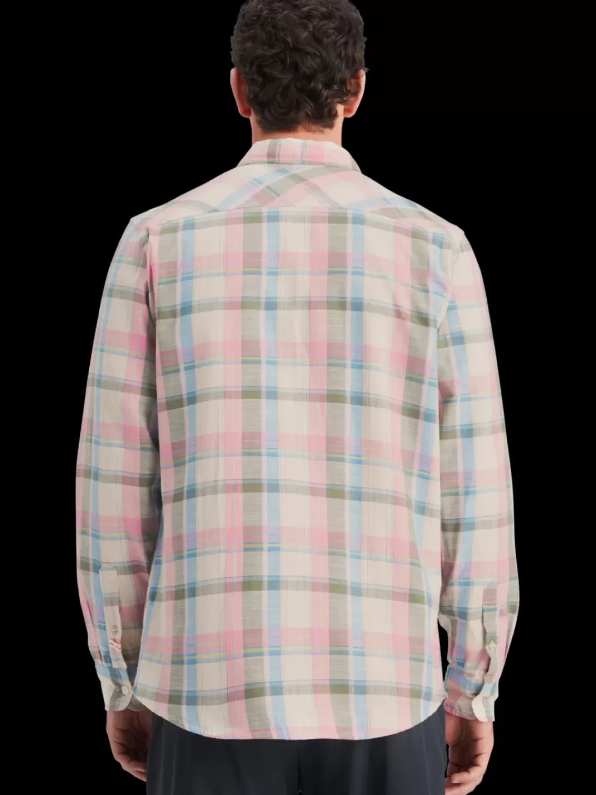 Discount Yarn dye check roll up shirt Shirts