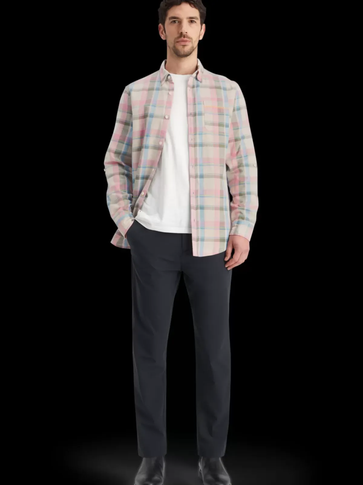 Discount Yarn dye check roll up shirt Shirts