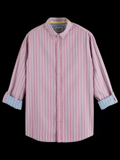 Online Yarn dye dobby stripe shirt Shirts
