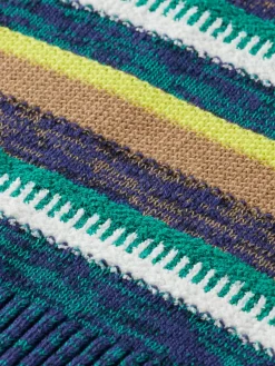 Discount YARN-DYED STRIPED STRUCTURED PULLOVER Kids/BOY Knitwear